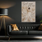 Ballet Girl & God Canvas Painting, God Says You Are Wall Art Decor, Poster Gift For Christians, Ballet Lover