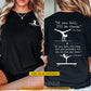 Funny Personalized Gymnastics Two-sided T-shirt, If You Fall I'll Be There Sport Tees Gift For Gymnastics Lover
