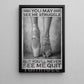 Motivational Ballet Canvas Painting, You May See Me Struggle Wall Art Decor, Poster Gift For Ballet Lover