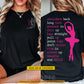 Personalized Ballet Two-sided T-shirt, Shoulders Back Long Neck Stomach In Tees Gift For Ballet Lover