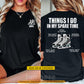 Personalized Ice Skating Two-sided T-shirt, Things I Do In My Square Time Sport Tees Gift For Ice Skating Lover