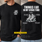 Personalized Ice Skating Two-sided T-shirt, Things I Do In My Square Time Sport Tees Gift For Ice Skating Lover