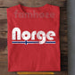 Norway Soccer Team T-shirt, Norge Norway Soccer Fan Tees Sport Gift For Norway Soccer Team Lover