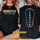 Vintage Personalized Cycling Two-sided T-shirt, This Is How I Roll Sport Tees Retro Style Gift For Cycling Lover