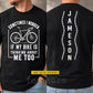 Personalized Cycling Two-sided T-shirt, Sometimes I Wonder Sport Tees Gift For Cycling Lover