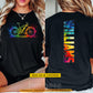Funny Personalized Cycling Two-sided T-shirt, Ride In Full Color Sport Tees Gift For Cycling Lover