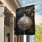 Victorian Yuletide Pearl-adorned Splendor, Pearl Xmas Garden Flag & House Flag, Christmas Flag Gift