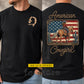 Personalized Cowgirl USA Two-sided T-shirt, American Cowgirl Tees Gift For Cowgirls