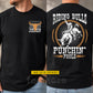Personalized Bull Riding Two-sided T-shirt, Riding Bulls Punchin' Fools Tees Gift For Bull Riding Lover