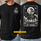 Personalized Halloween Skeleton Cowgirl Two-sided T-shirt, Western Horse Riding Tees Spooky Season Gift For Cowgirls, Horse Lover