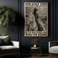 Cowboy Riding Horse Canvas Painting, The Only Time You Should Ever Look Back Wall Art Decor, Poster Gift For Cowboys