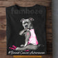 Pink Ribbon Pitbull Dog Breast Cancer Awareness T-shirt, Pit Bull Wear Pink With Pride Tees Gift For Dog Lover