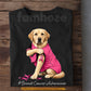 Labrador Retriever Dog Breast Cancer Awareness T-shirt, Pink Ribbon Tees Gift For Dog Lovers