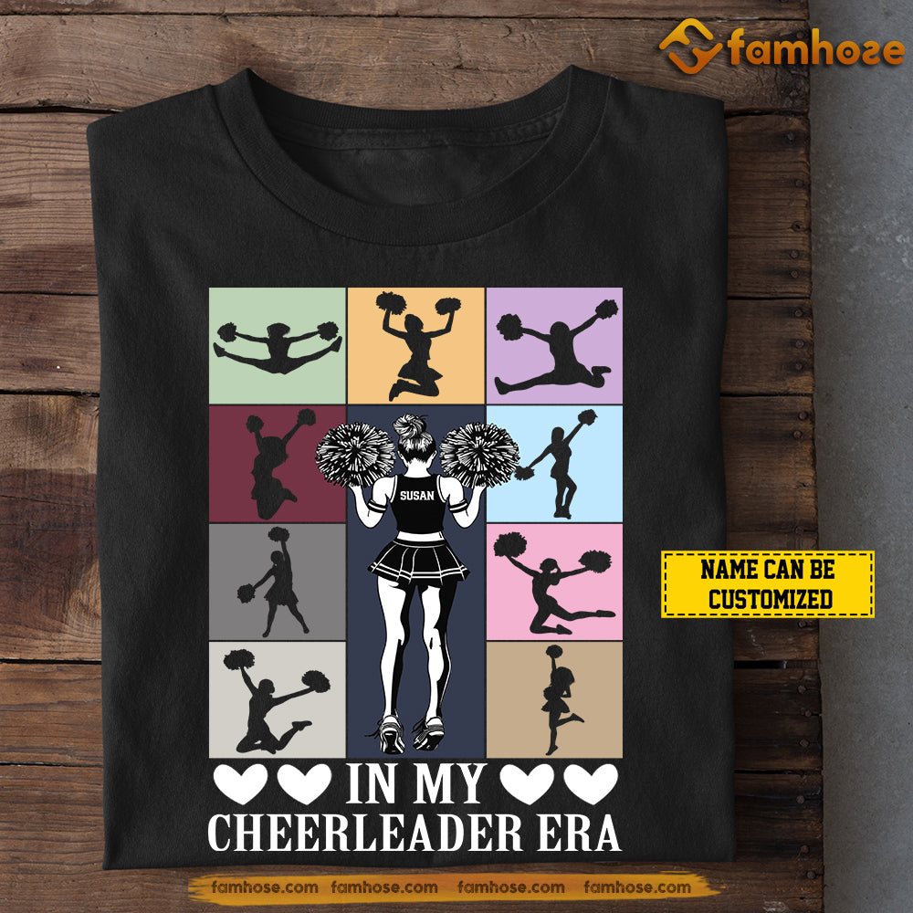 Personalized Cheerleading Girl T-shirt, In My Cheerleader Era, Gift For Cheerleading Lovers, Cheerleader