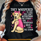 Labrador Retriever Dog Breast Cancer Awareness T-shirt, I Am The Storm Pink Ribbon Tees Gift For Dog Lover