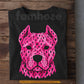 Pitbull Dog Breast Cancer Awareness T-shirt, Pitbull Head Make Of Pink Ribbon Tees Gift For Dog Lovers