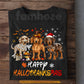 Halloween Dachshund Dog T-Shirt, Happy Hallo Thanks Mas Dog Tees Spooky Season Gift For Dachshund Dog Lover