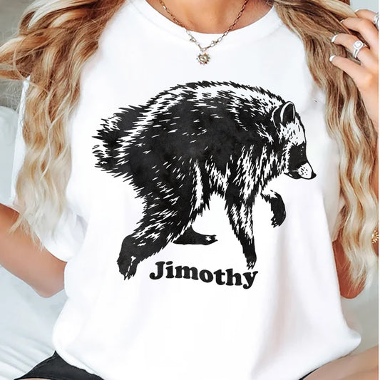 Jimothy Viral Raccoon T-shirt, Funny Animal Tees, Viral Meme Shirt for Raccoon Lovers
