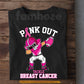 Pink Football Breast Cancer Awareness T-shirt, Pink Out Tackle Breast Cancer, Pink Ribbon Tees Gift For Football Lover