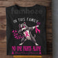 Pitbull Dog Breast Cancer Awareness T-shirt, In This Family No One Fights Alone Pink Ribbon Tees Gift For Dog Lover