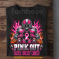 Pink Football Breast Cancer Awareness T-shirt, Pink Out Tackle Breast Cancer, Pink Ribbon Tees Gift For Football Lover