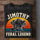 Vintage Jimothy Viral Raccoon T-Shirt, Seattle WA Feral Legend Tees Viral Meme Gift For Raccoon Lover