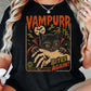 Funny Halloween Vampire Cat T-Shirt, Vampurr Bites Again Tees Spooky Season Gift For Cat Lover