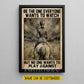 Motivational Personalized Horse Show Jumping Canvas Painting, Be The One Everyone Wants To Watch Inspirational Quotes Wall Art Decor, Poster Gift For Show Jumping Lover