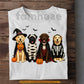 Halloween Labrador Dog T-Shirt, Cute Witch Mummy Vampire Skeleton Dog Tees Fall Spooky Season Gift For Labrador Dog Lover