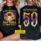 Personalized Halloween Softball Two-sided T-shirt, A Day Without Softball Is Boo Sheet Tees Spooky Season Gift For Softball Lover