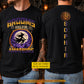 Funny Personalized Halloween Hockey Witch Two-sided T-shirt, Brooms Are For Amateurs Tees Spooky Season Gift For Hockey Lover