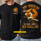 Personalized Halloween Softball Witch Two-sided T-shirt, My Broom Broke Tees Spooky Season Gift For Softball Lover