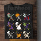 Funny Halloween Dachshund Dog Costume T-Shirt, Dabbing Wiener Dog Tees Spooky Season Gift For Dog Lover