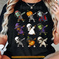 Funny Halloween Dachshund Dog Costume T-Shirt, Dabbing Wiener Dog Tees Spooky Season Gift For Dog Lover