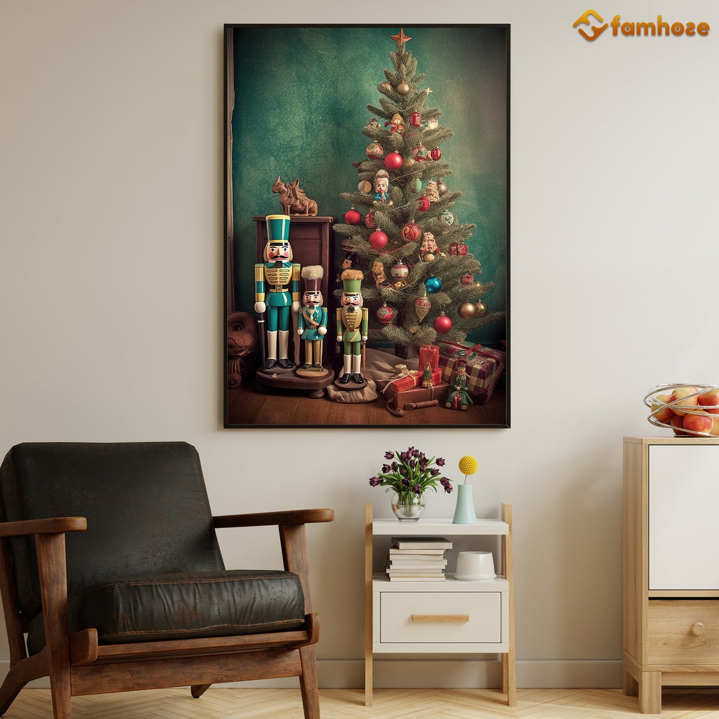 Nutcracker Nostalgia Treasures of a Timeless Christmas Christmas Canvas Painting, Xmas Wall Art Decor - Christmas Poster Gift