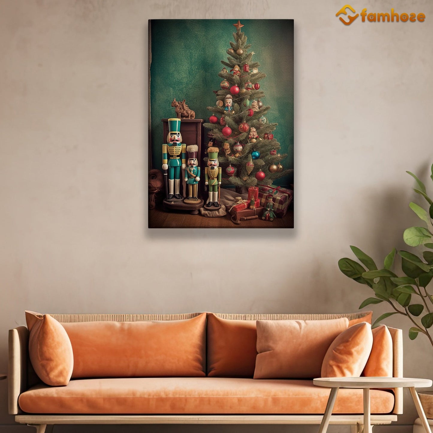 Nutcracker Nostalgia Treasures of a Timeless Christmas Christmas Canvas Painting, Xmas Wall Art Decor - Christmas Poster Gift