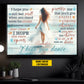 I Hope You Dance, Personalized Motivational Girl Canvas Painting, Inspirational Quotes Wall Art Decor, Poster Gift For Girls