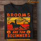 Halloween Horse Riding T-shirt, Brooms Are For Beginners, Gift For Horse Riding Lovers, Gift For Horse Riders, Equestrians