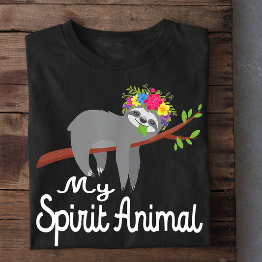 My Spirit Animal, Sloth T-shirt, Team Sloth Lover Gift, Sloth Tees