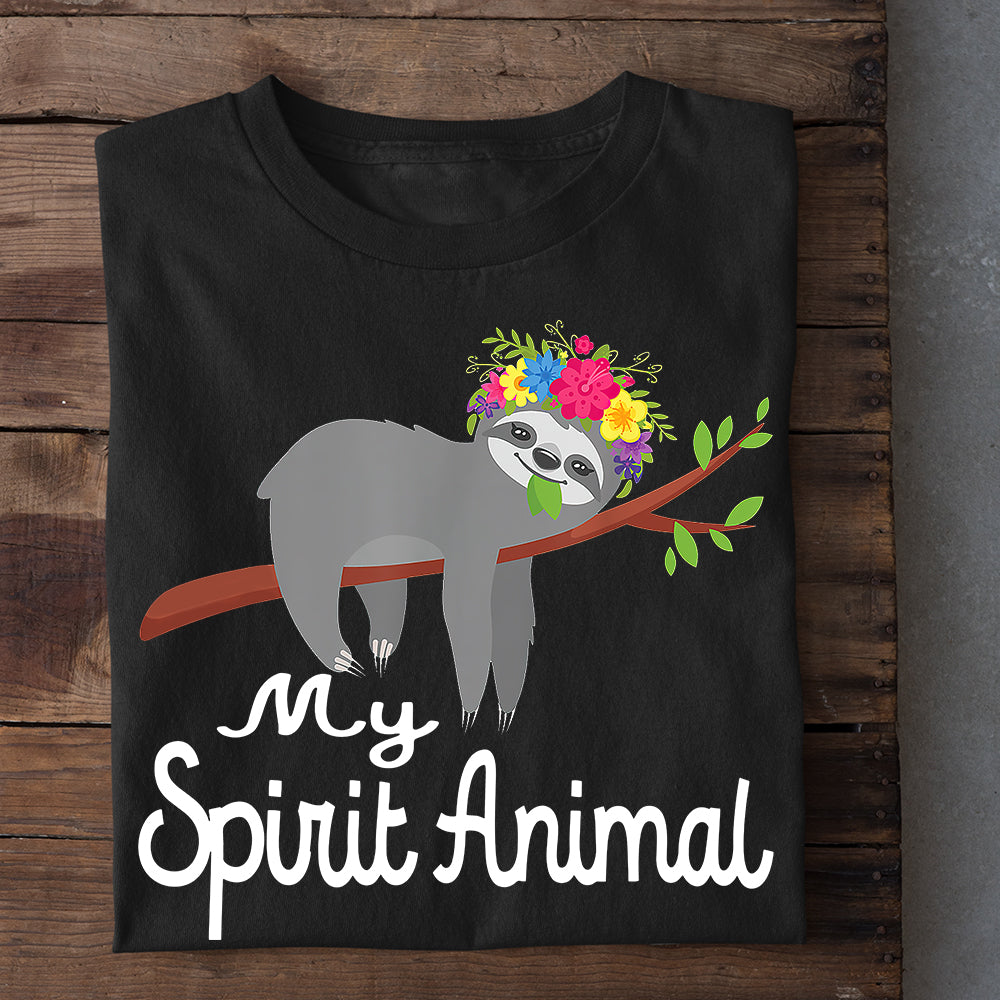 My Spirit Animal, Sloth T-shirt, Team Sloth Lover Gift, Sloth Tees