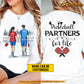 Personalized Couple Pickleball Two-sided T-shirt, Pickleball Partners For Life, Couple Valentine's Day Gift For Pickleball Lovers