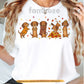Fall Halloween Dachshund Dog T-Shirt, Cute Autumn Wiener Dog Tees Spooky Season Gift For Dog Lover