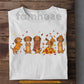 Fall Halloween Dachshund Dog T-Shirt, Cute Autumn Wiener Dog Tees Spooky Season Gift For Dog Lover