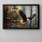 Eagle Canvas Painting, Trust In The Lord Wall Art Decor, Poster Gift For Eagle Lovers