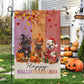 Funny Halloween Thanksgiving Christmas French Bulldog Dog Garden & House Flag, Happy HalloThanksMas Yard Flag, 3 Seasons In 1 Flag Gift For Dog Lover