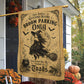 Vintage Halloween Witch Garden & House Flag, Broom Parking Only Yard Flag Spooky Season Gift For Witch Lover