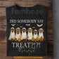 Funny Halloween Dachshund Dog T-shirt, Did Somebody Say Treat Tees Spooky Season Gift For Dog Lover