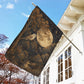 Vintage Halloween Owl Garden & House Flag, Guardian Of The Moon Yard Flag, Spooky Season Gift For Owl Lover