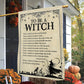 Halloween Witch Quote Garden & House Flag, To Be A Witch Yard Flag Spooky Season Gift For Witch Lover