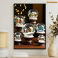 Enchanted Winter Wonders A Collection of Christmas Snow Globes Christmas Canvas Painting, Xmas Wall Art Decor - Christmas Poster Gift